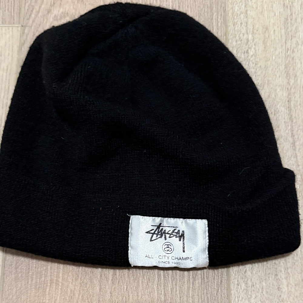 Stussy Classic Black Knit Hat